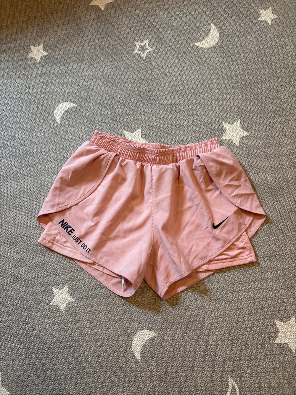 Nike Women's Light Pink Athletic Running Shorts